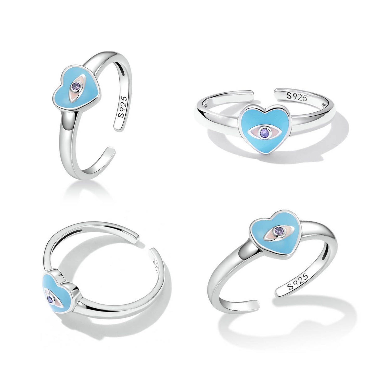 Evil Eye 🧿 Ring Sterling Silver