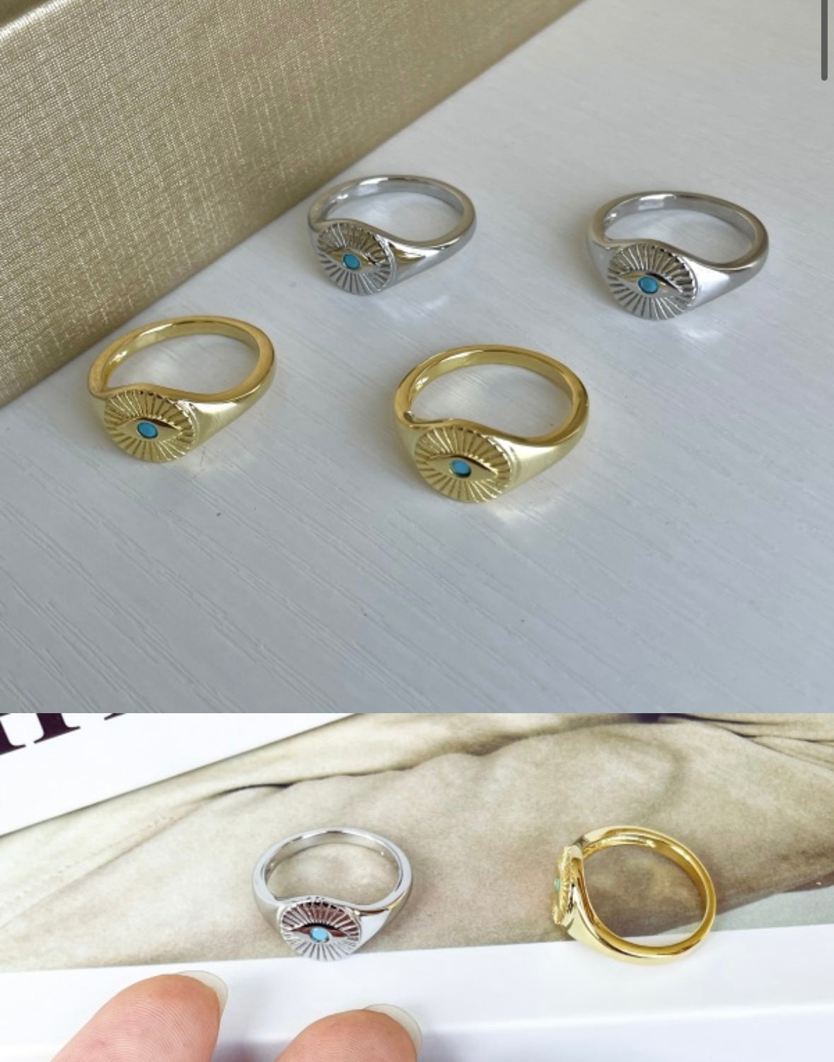 Evil Eye 🧿 Ring Fashionable