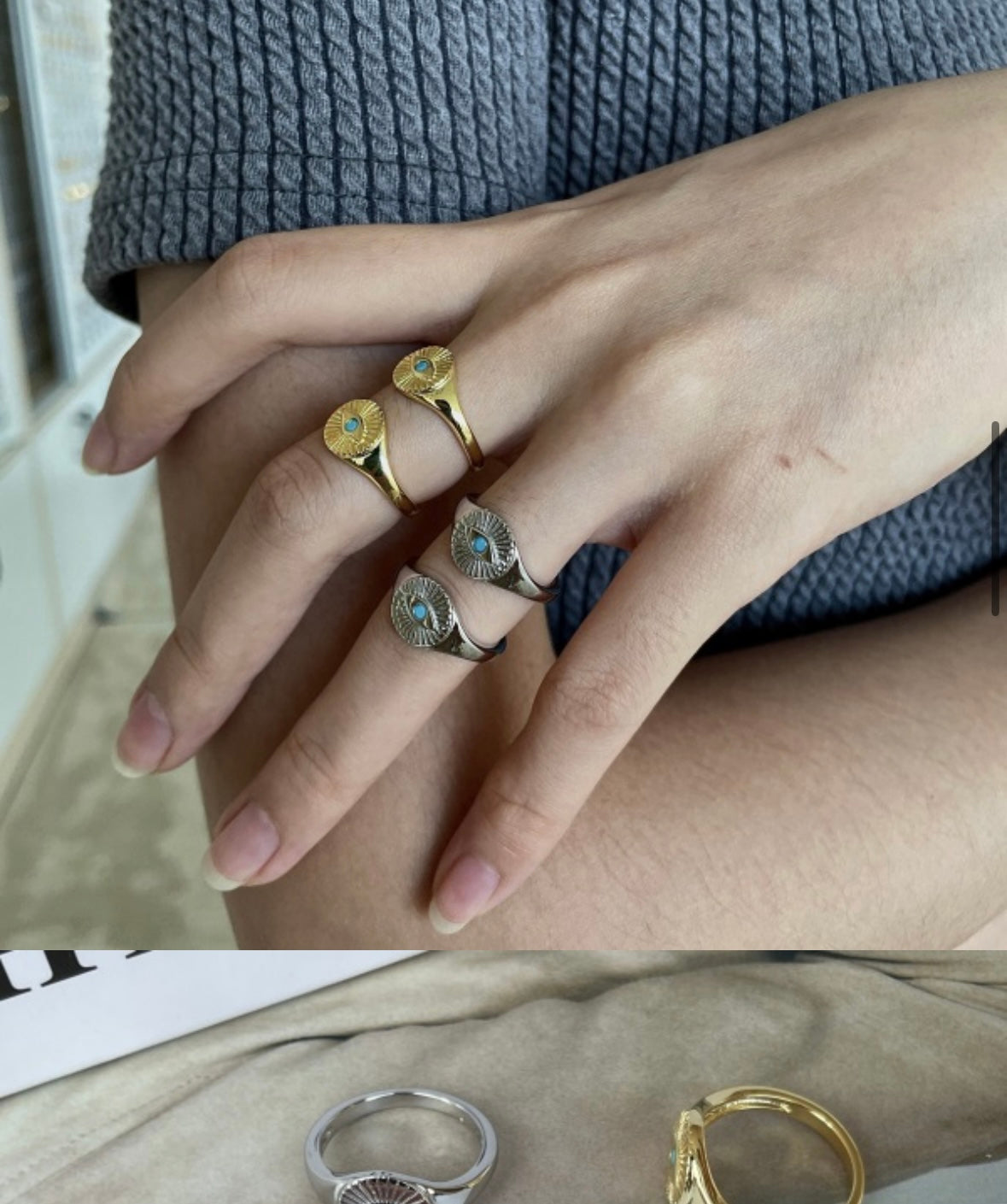 Evil Eye 🧿 Ring Fashionable