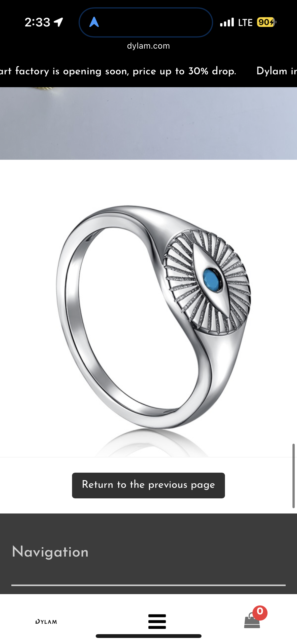 Evil Eye 🧿 Ring Fashionable