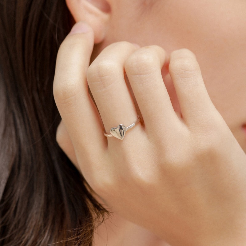 925S Heart Ring