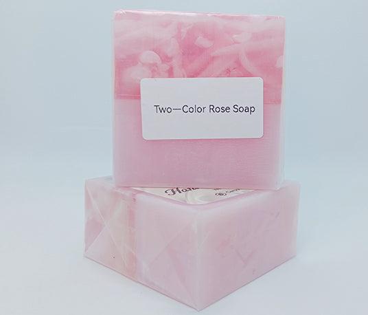 Two - Color - Rose Soap