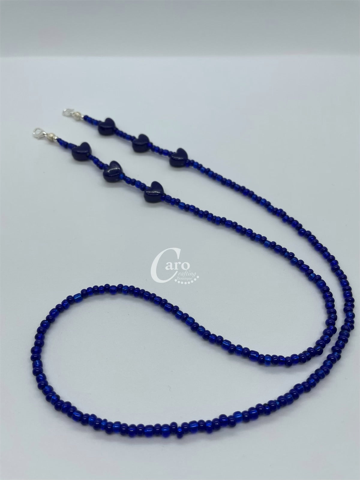 Navy Blue Mask/Glasses Chain