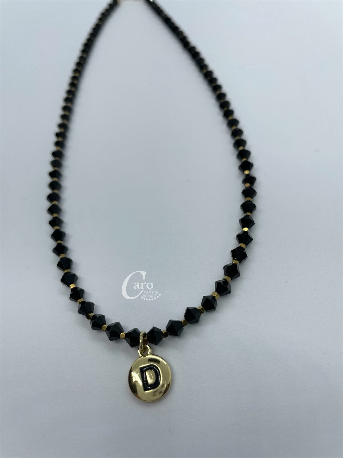 Initial Beaded Necklace