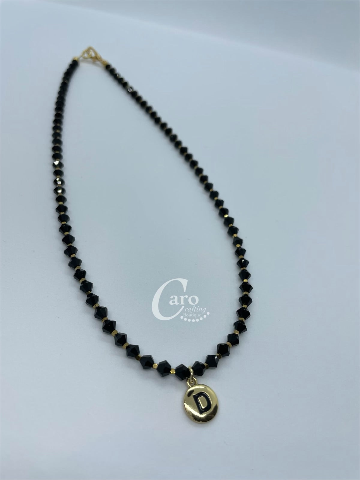 Initial Beaded Necklace