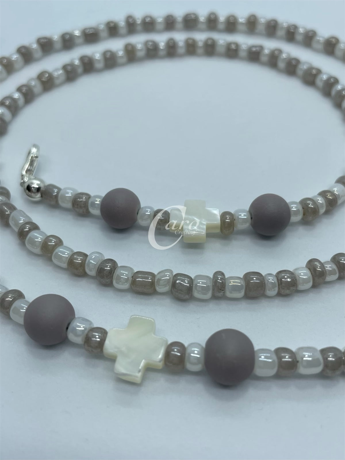 Gray Cross Mask chain