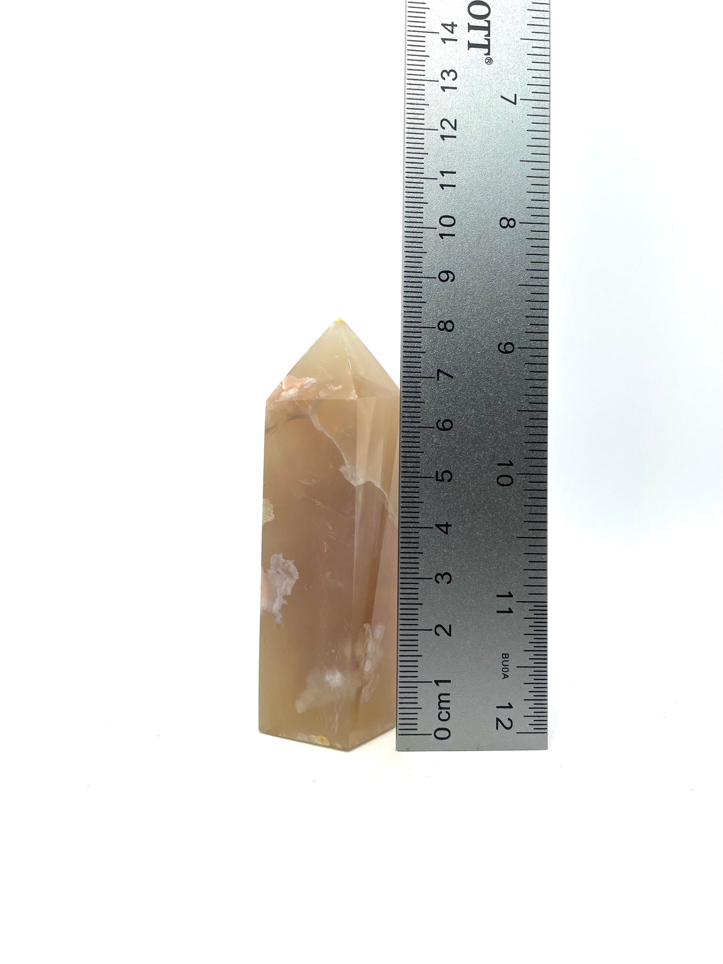 Point Crystal Sakura Agate