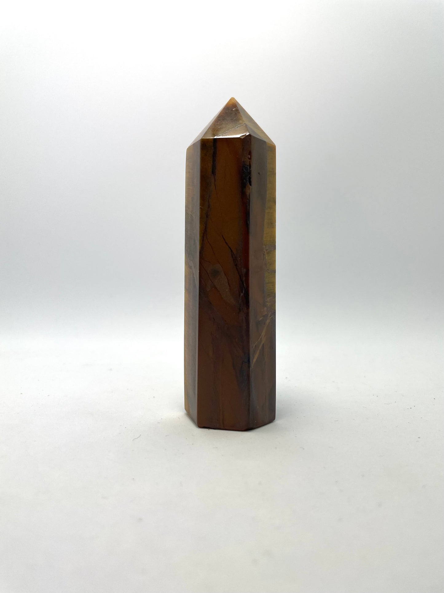 Point Crystal Tiger Eye