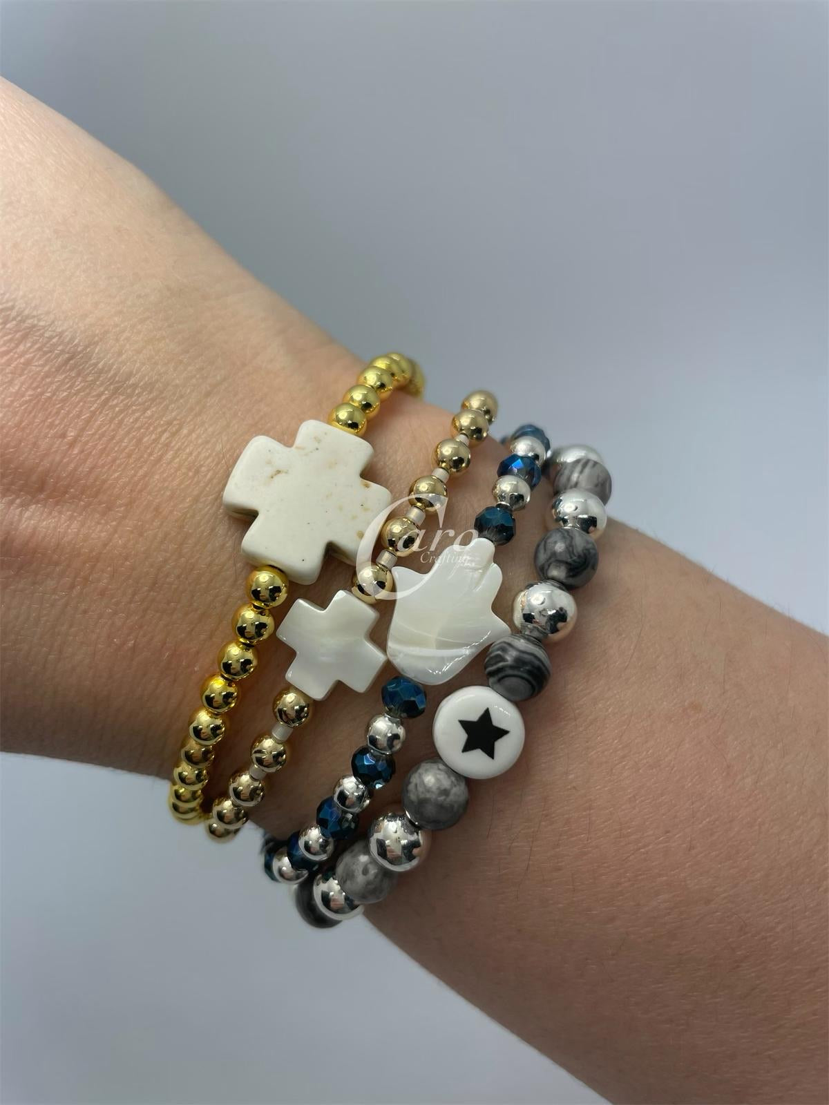 Beaded Charm Bracelet