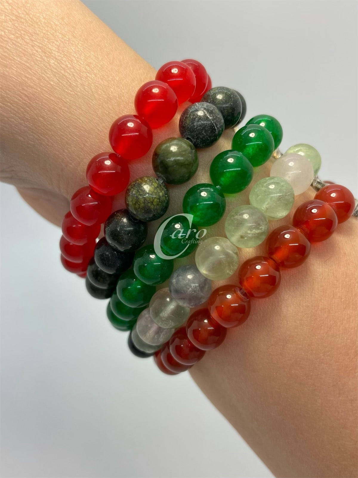 Crystal Bracelet & Hamsa Hand