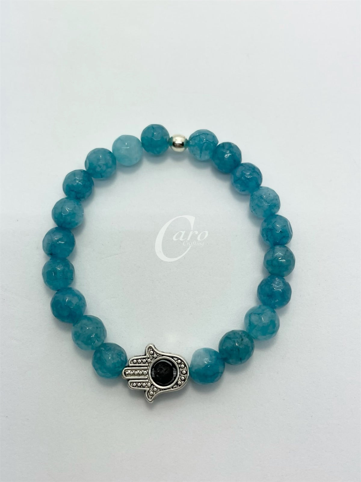Crystal Bracelet & Hamsa Hand