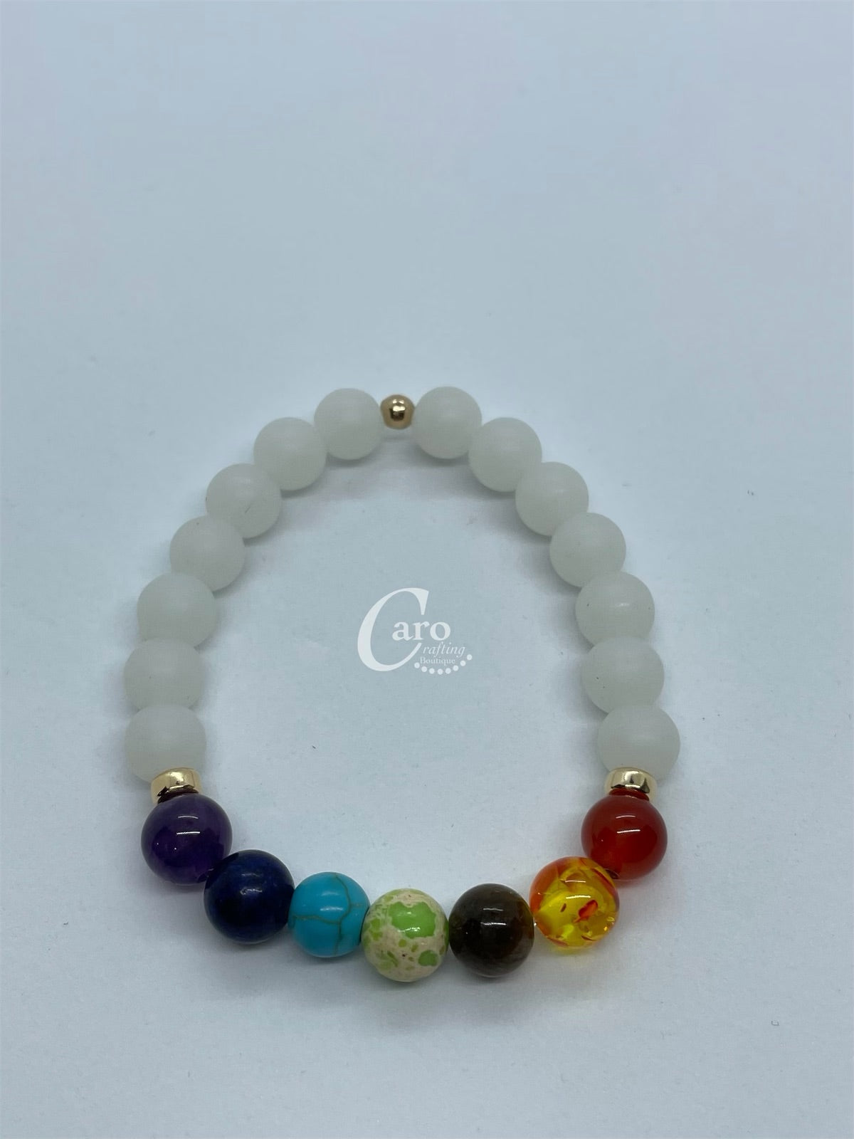 Crystal Bracelet Chakra 925 Silver or Brazilian Gold Filled
