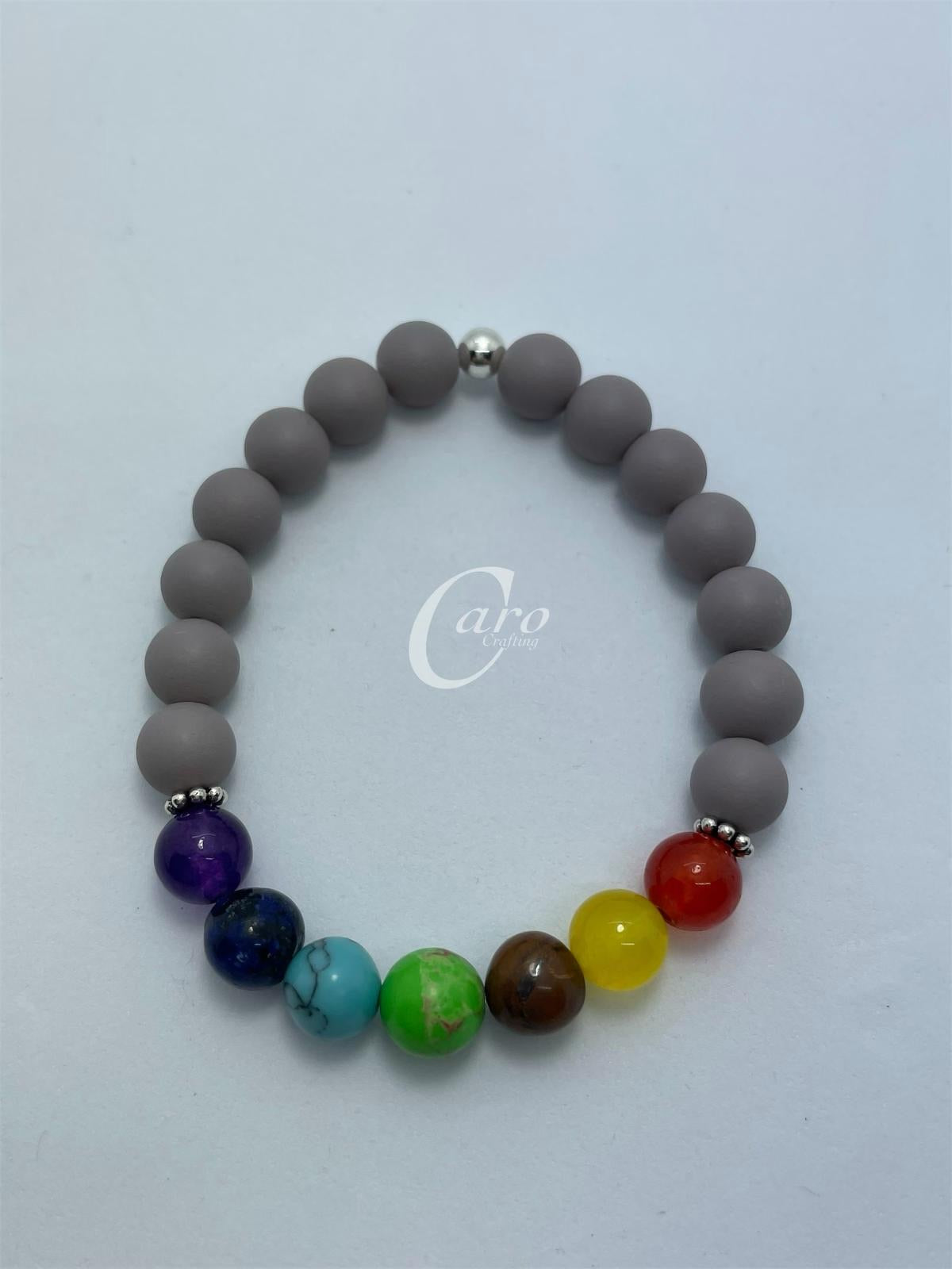 Crystal Bracelet 7 Chakra Quartz