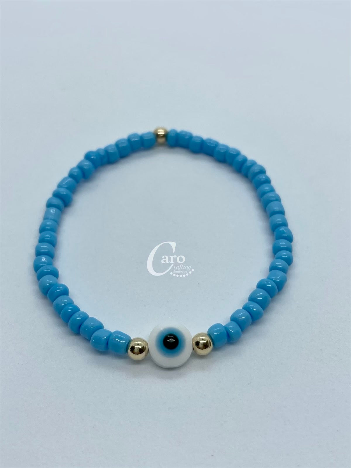 Evil Eye Bracelet 18kt Gold Filled
