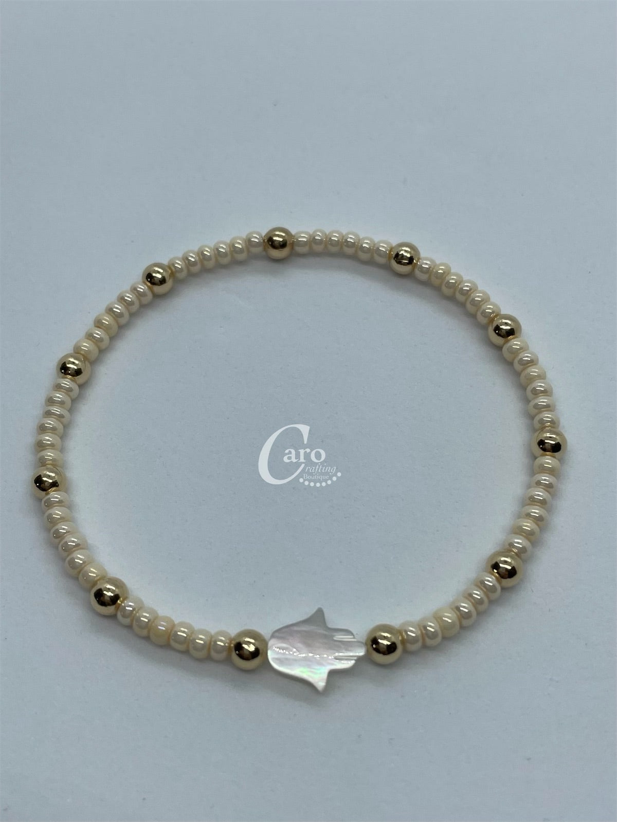 Hamsa Hand Brazilian Gold Filled Bracelet