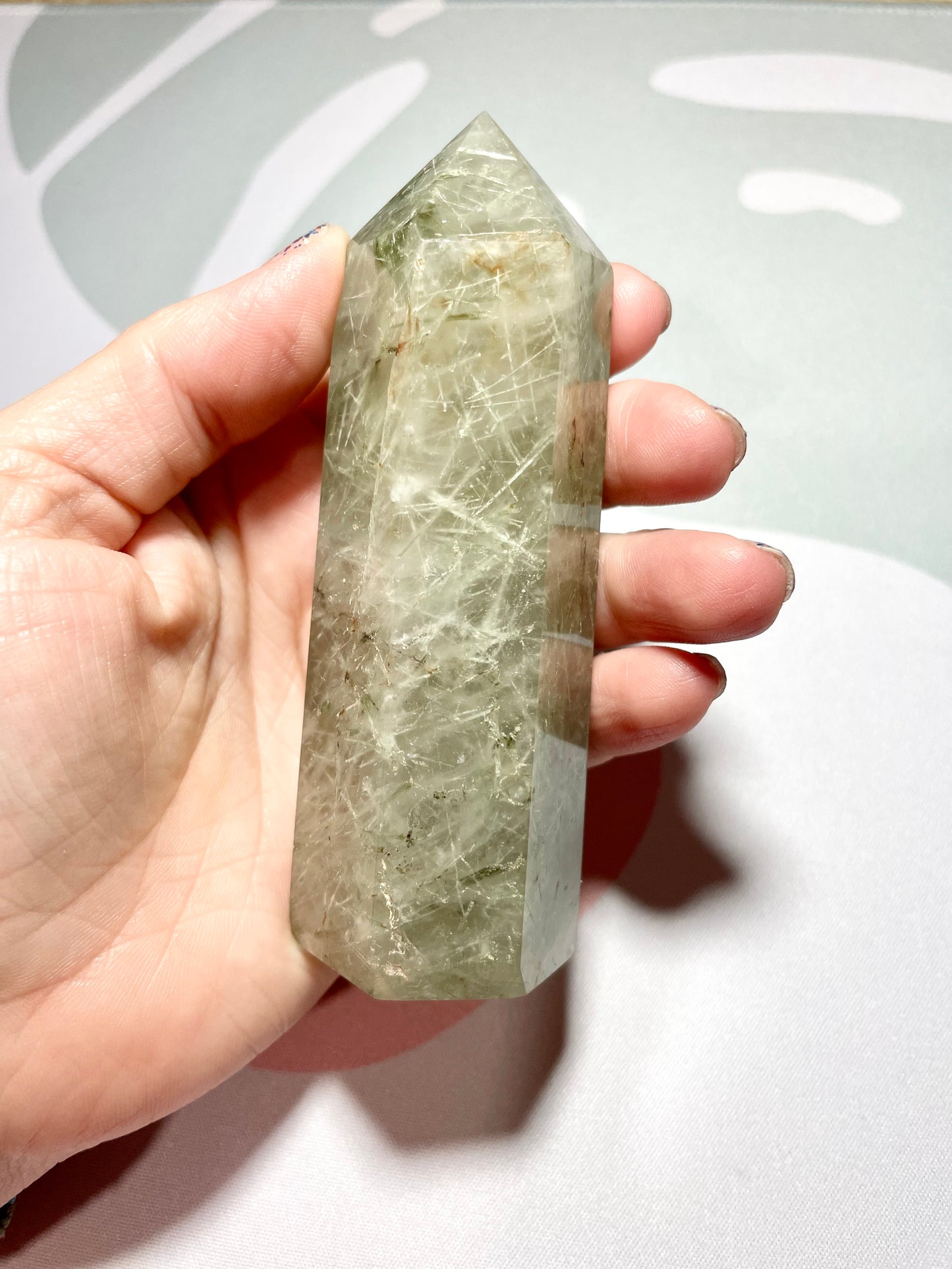 Point Crystal Rutilated Quartz