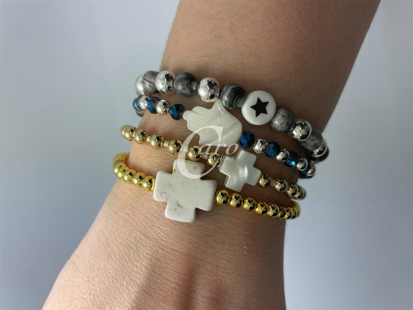 Beaded Charm Bracelet