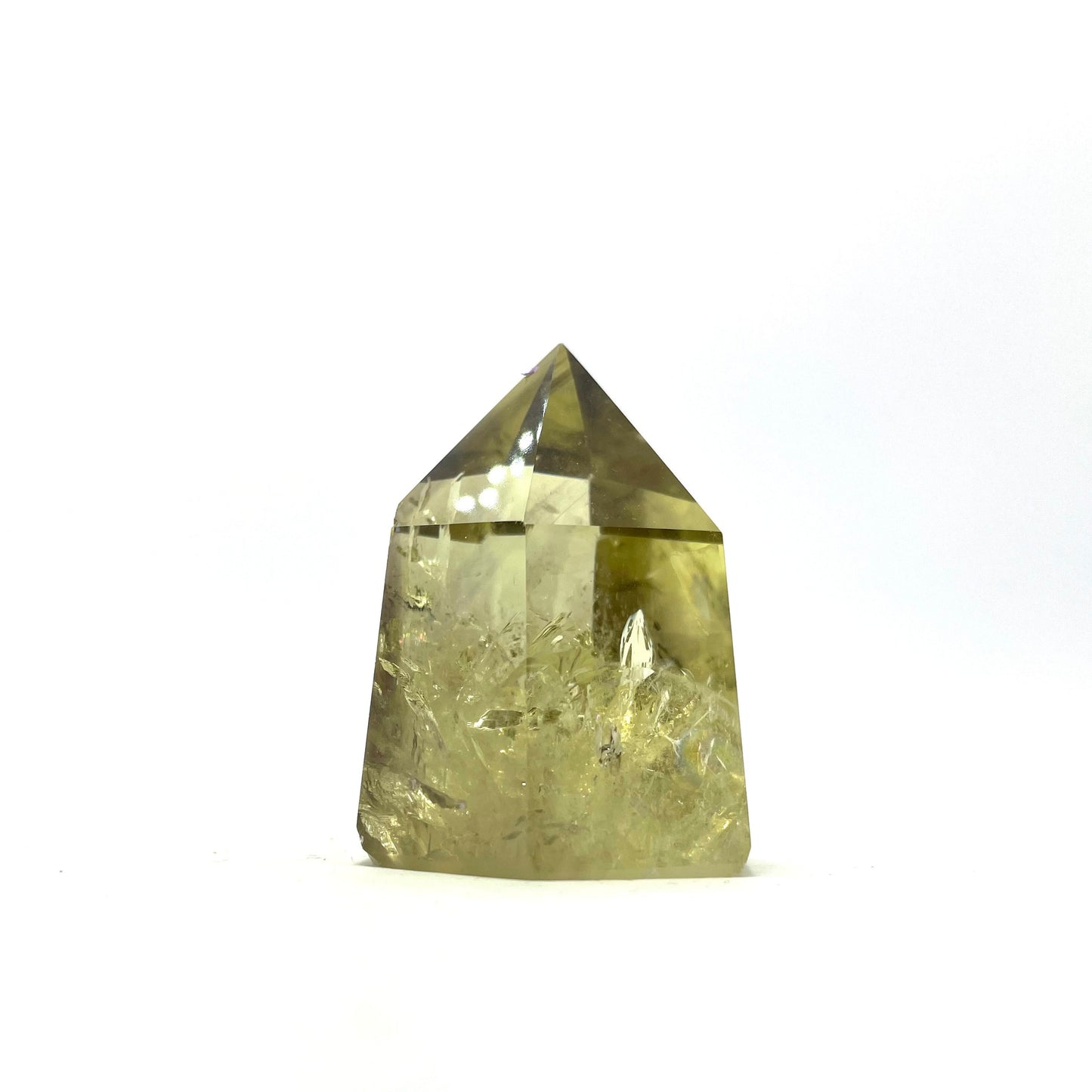 Point Crystal Natural Citrine