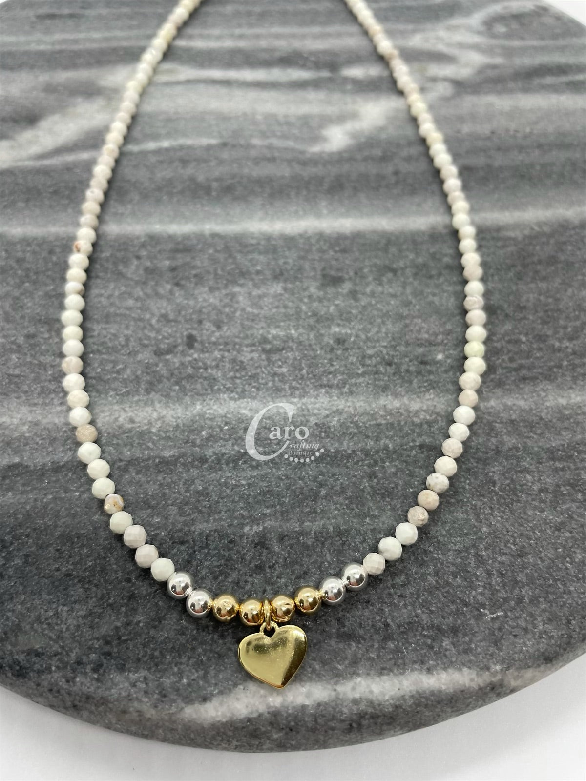 Brazilian Gold Filled Heart Necklace