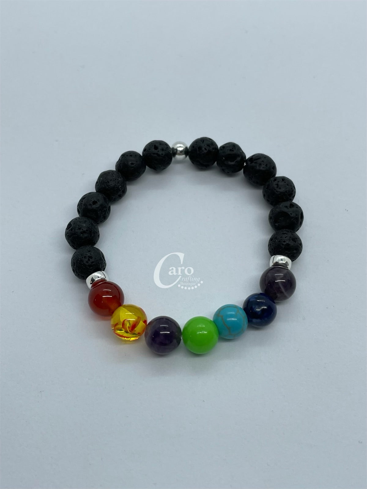 Crystal Bracelet Chakra 925 Silver or Brazilian Gold Filled