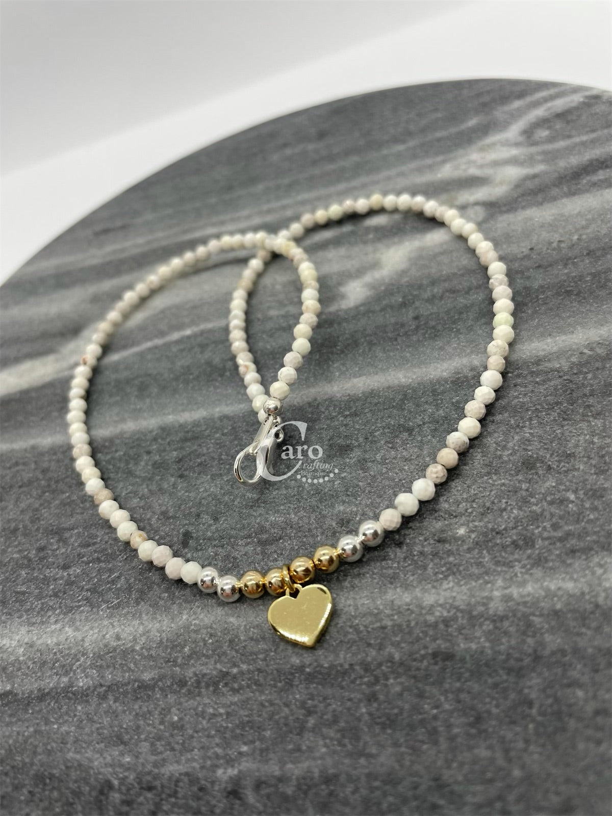 Brazilian Gold Filled Heart Necklace