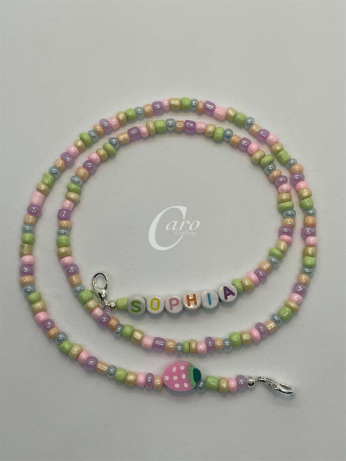 Strawberry Face Mask Chain