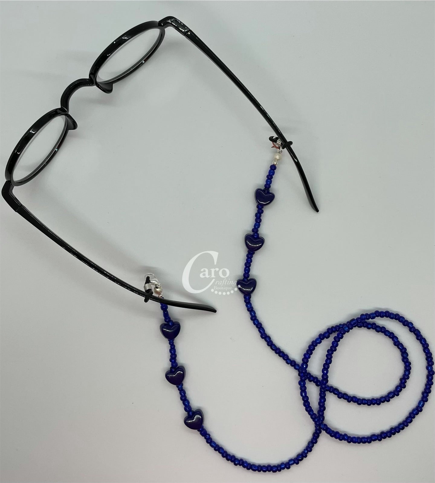 Navy Blue Mask/Glasses Chain