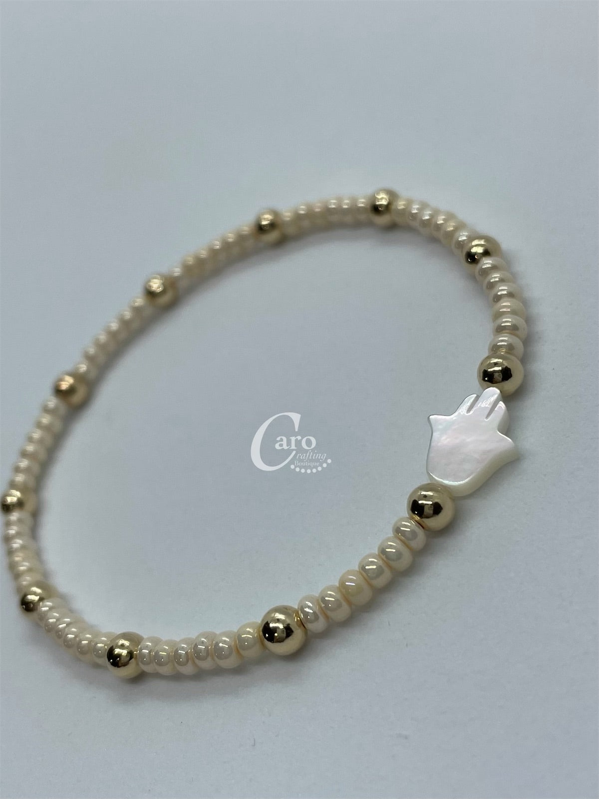 Hamsa Hand Brazilian Gold Filled Bracelet