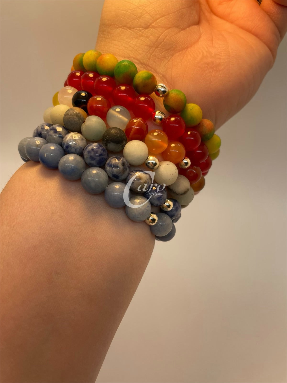 Crystal & Hamsa Hand Bracelets