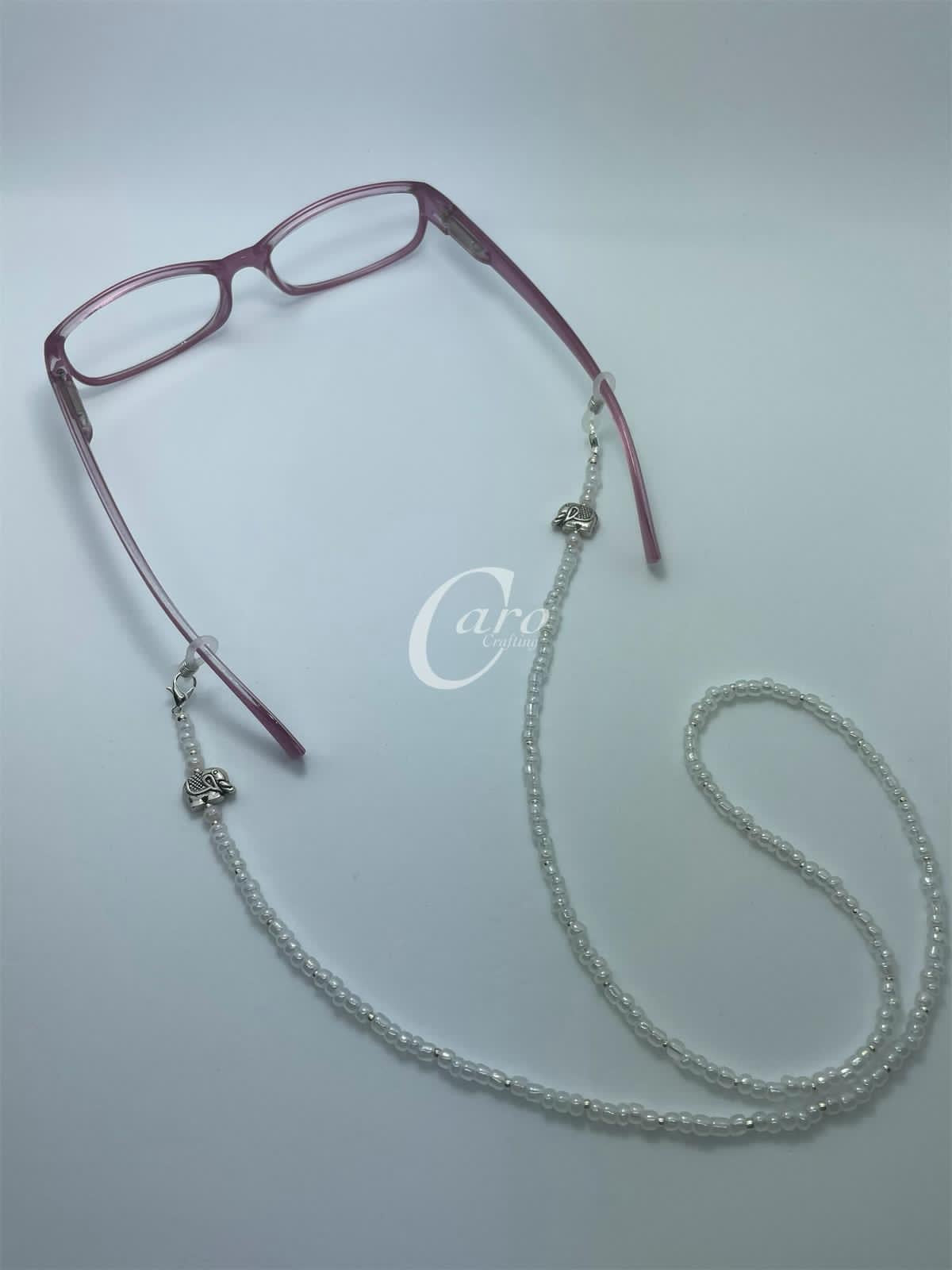 Elephant Clear Face Mask Chain