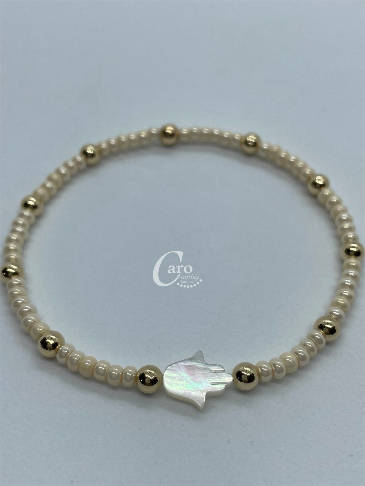 Hamsa Hand Brazilian Gold Filled Bracelet