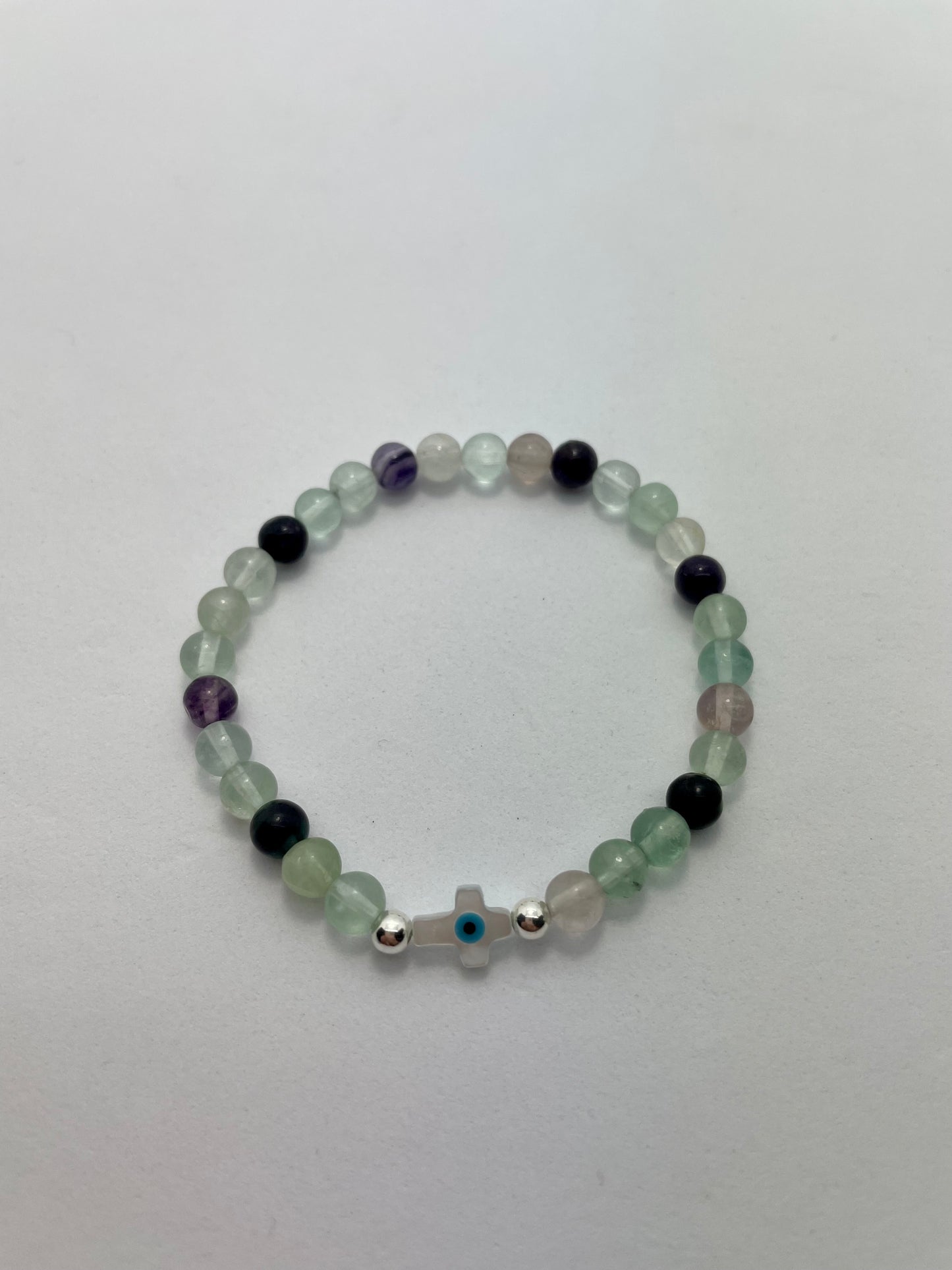 Crystal Bracelet & Cross