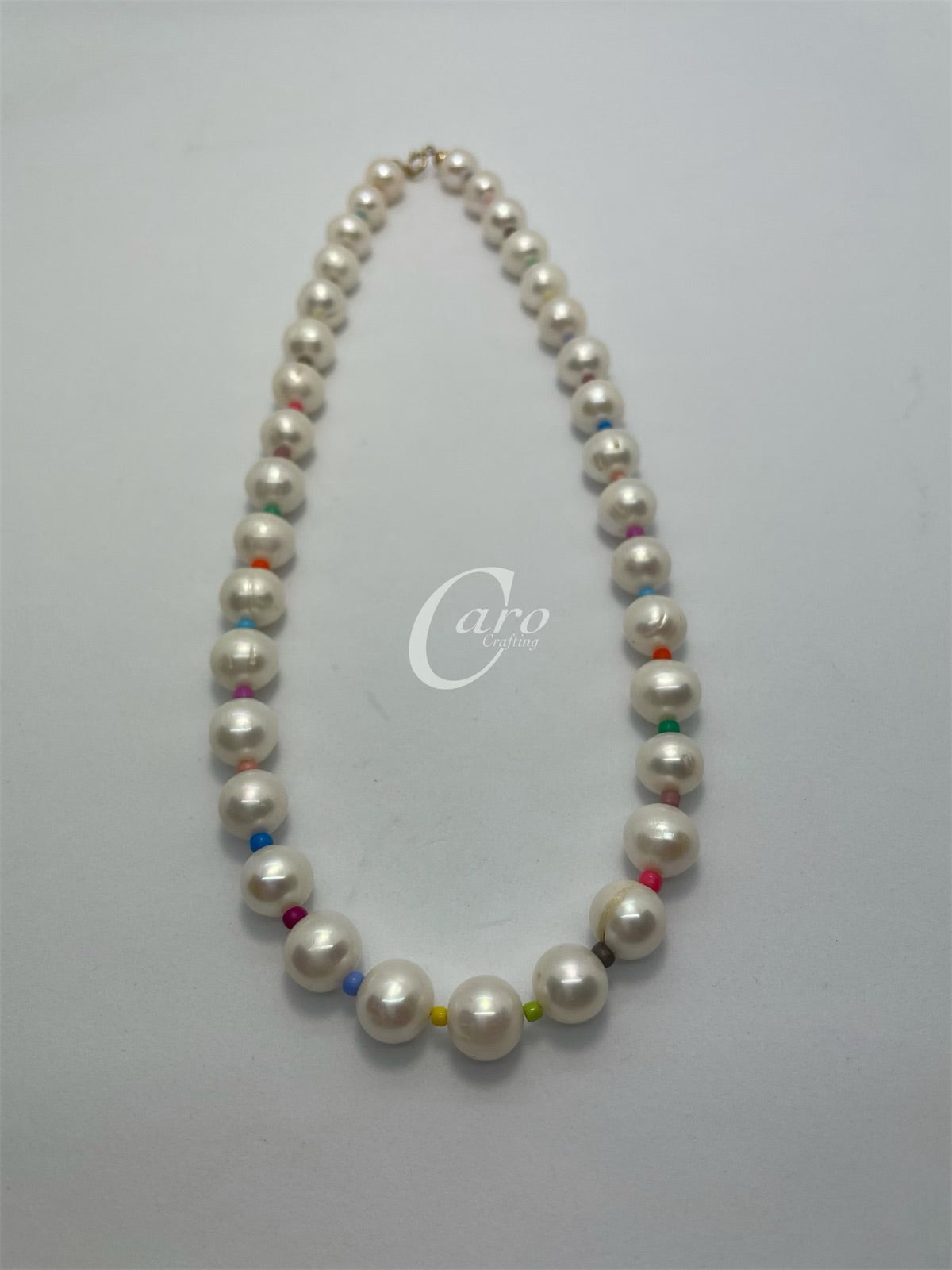 Colorful Fresh water pearl choker necklace