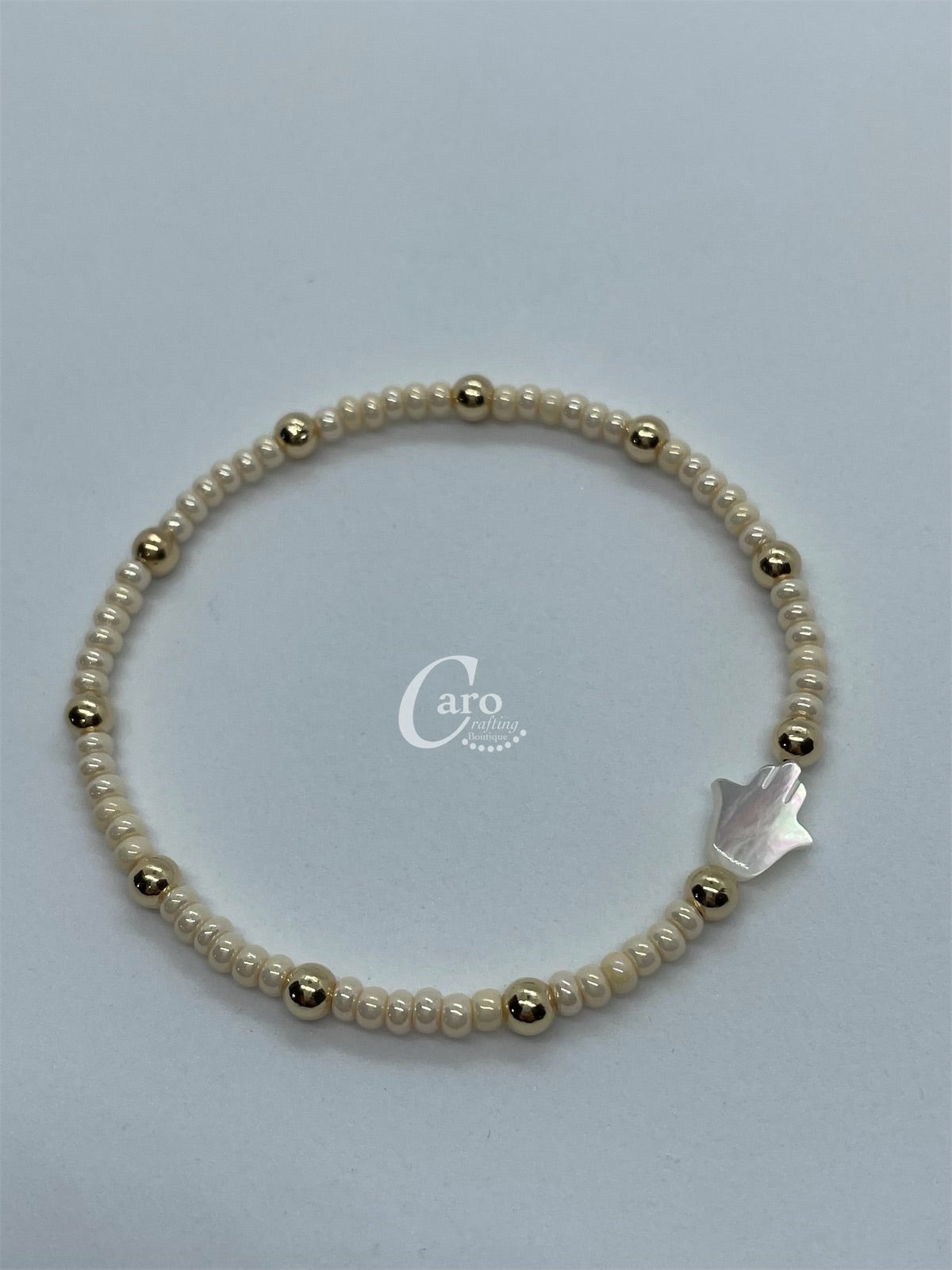 Hamsa Hand Brazilian Gold Filled Bracelet