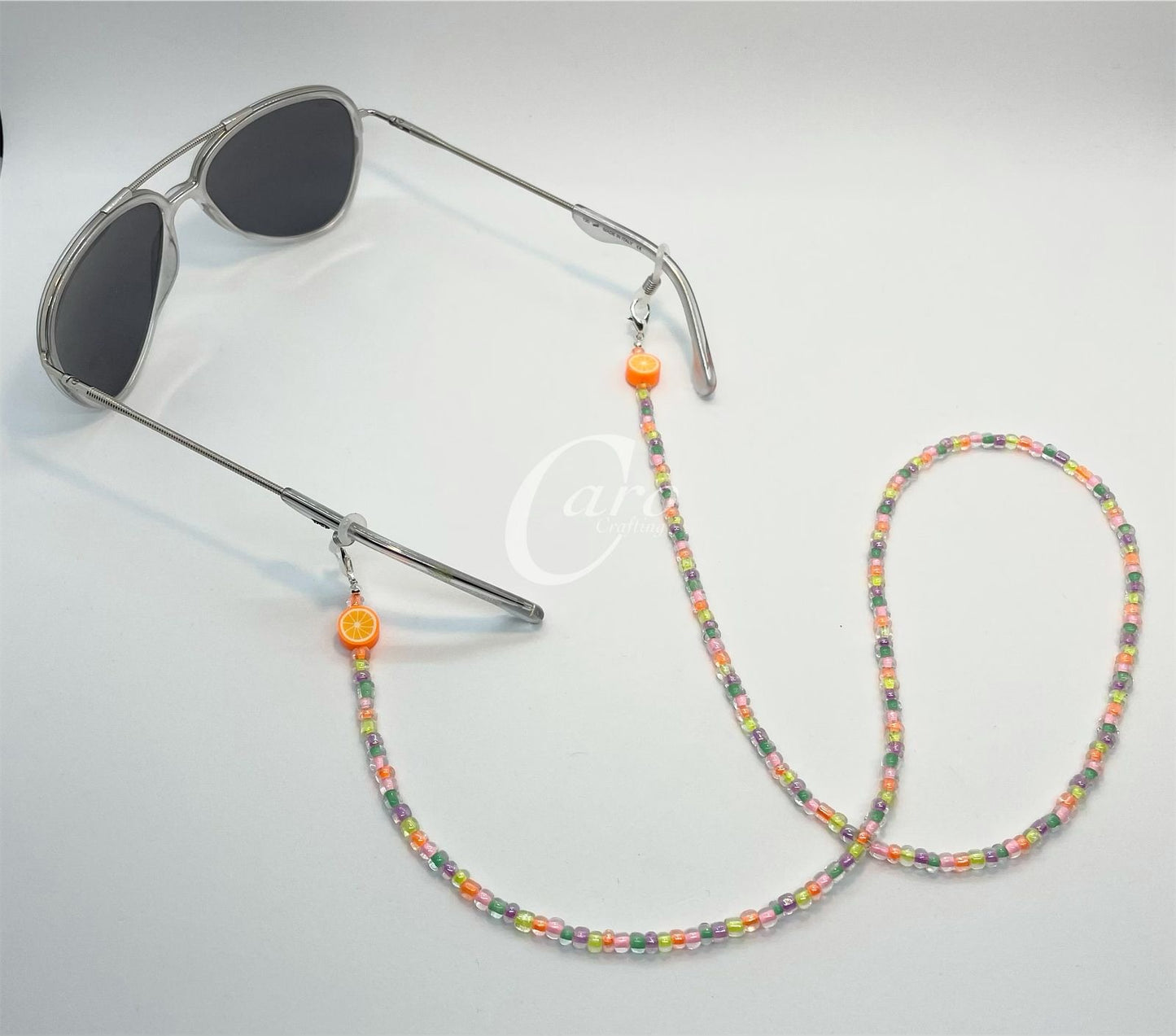 Orange Face Mask Chain