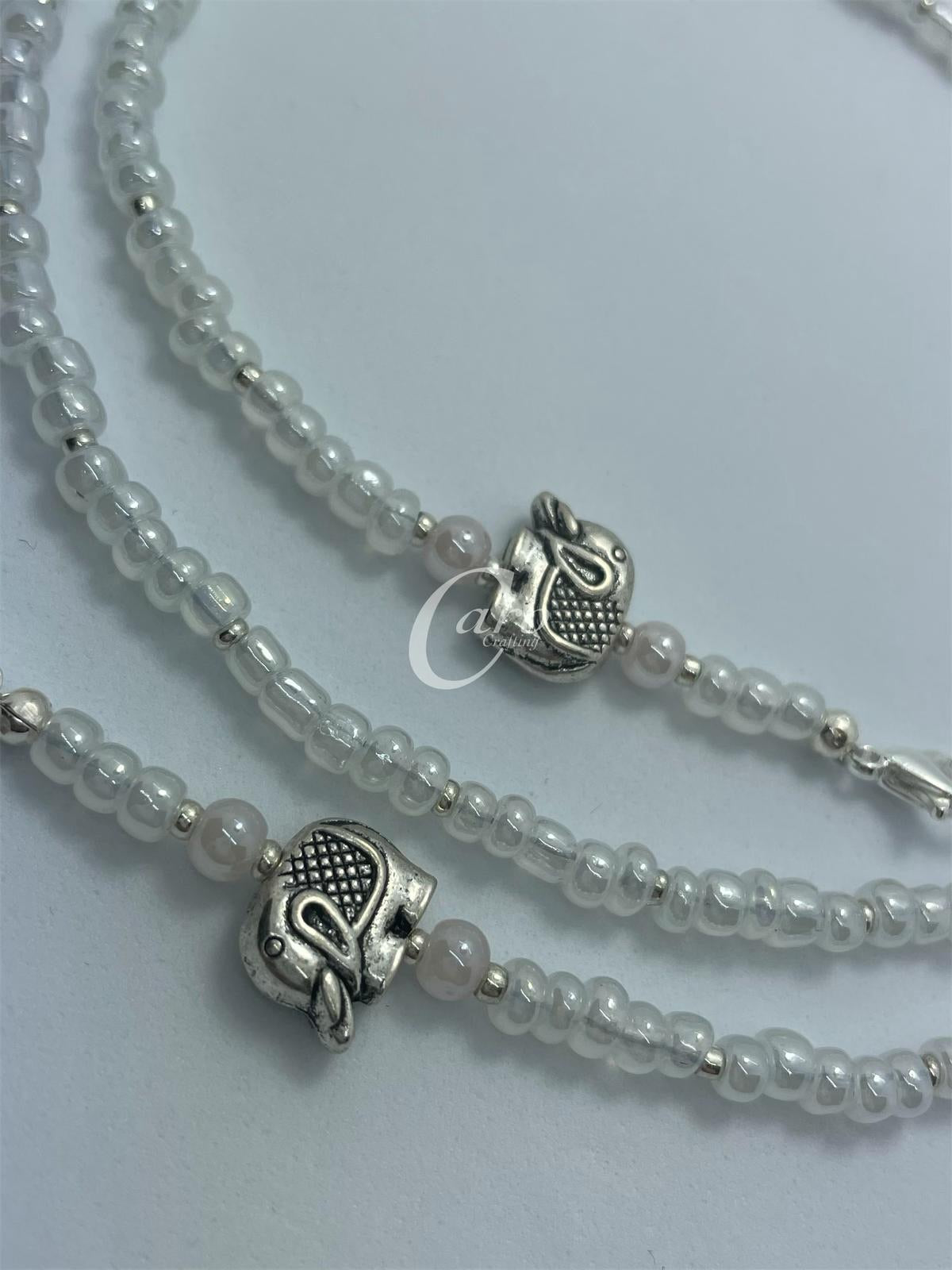 Elephant Clear Face Mask Chain
