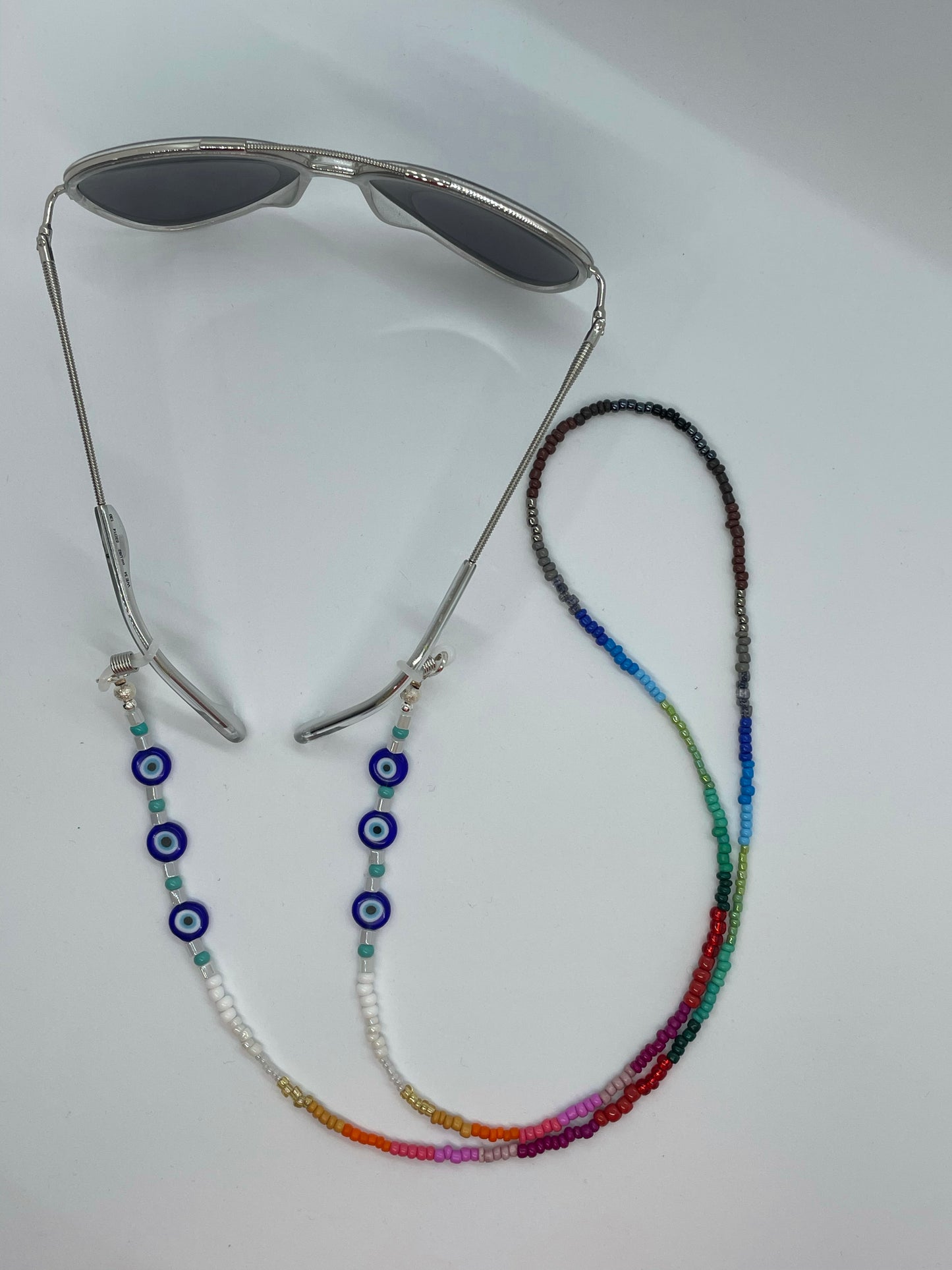 Evil Eyes Colorful Face Mask Chain