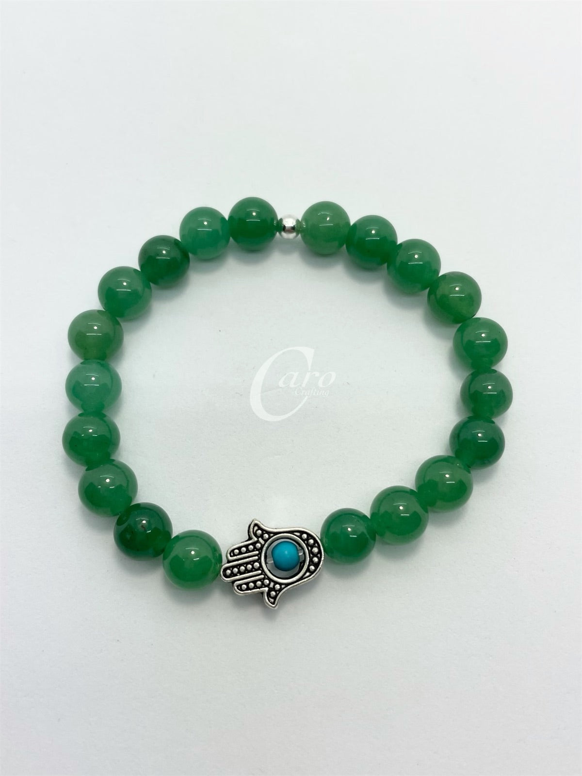 Crystal Bracelet & Hamsa Hand