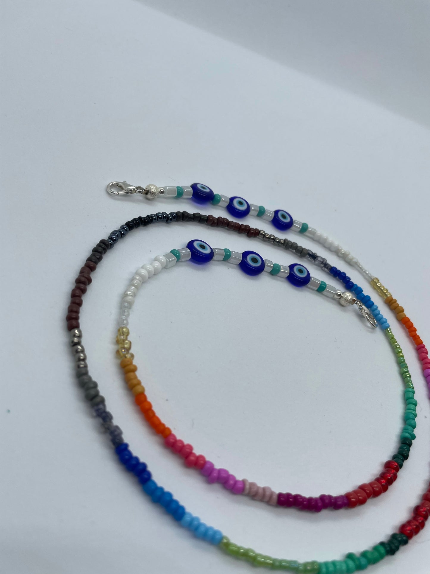 Evil Eyes Colorful Face Mask Chain