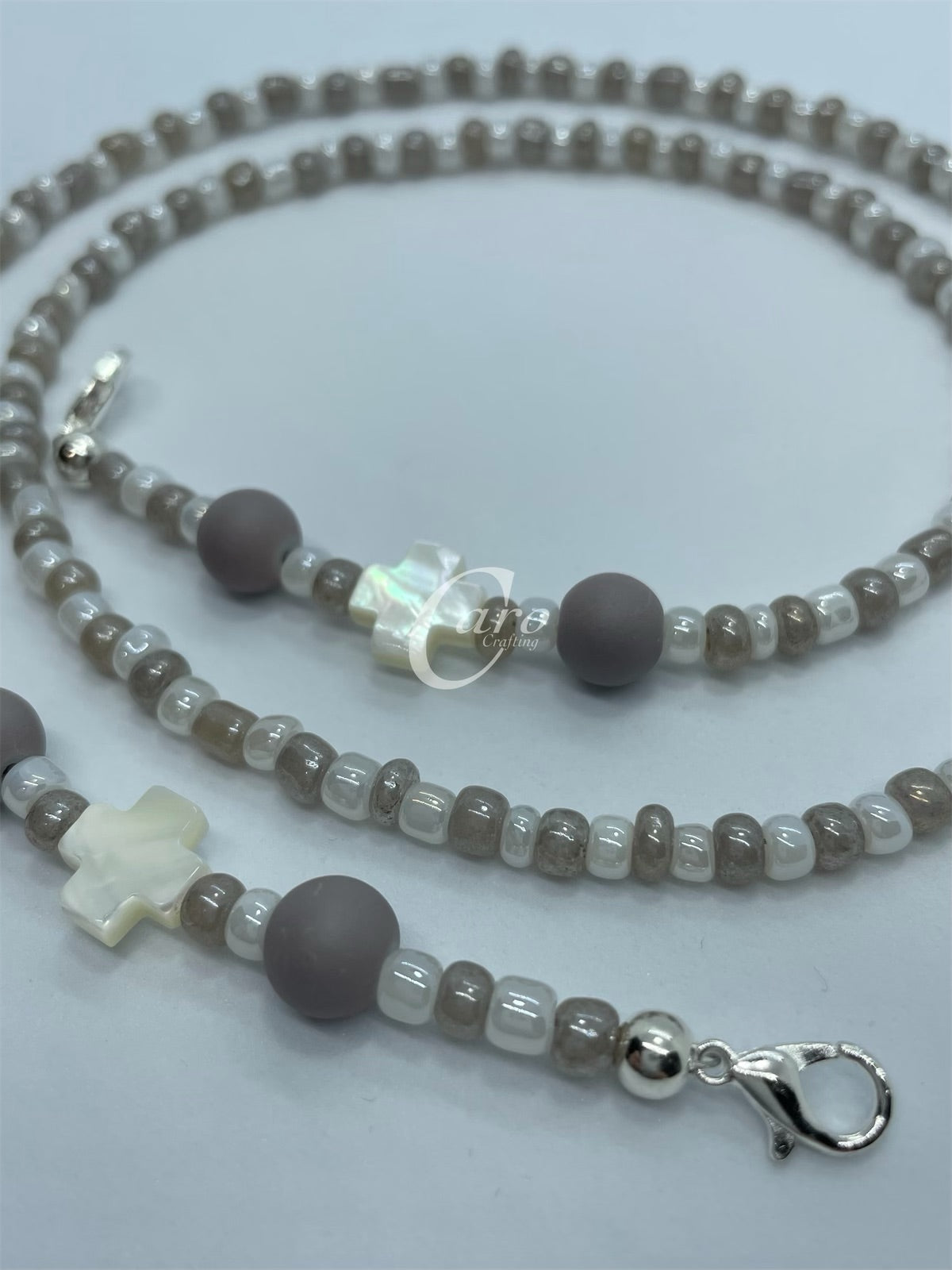 Gray Cross Mask chain
