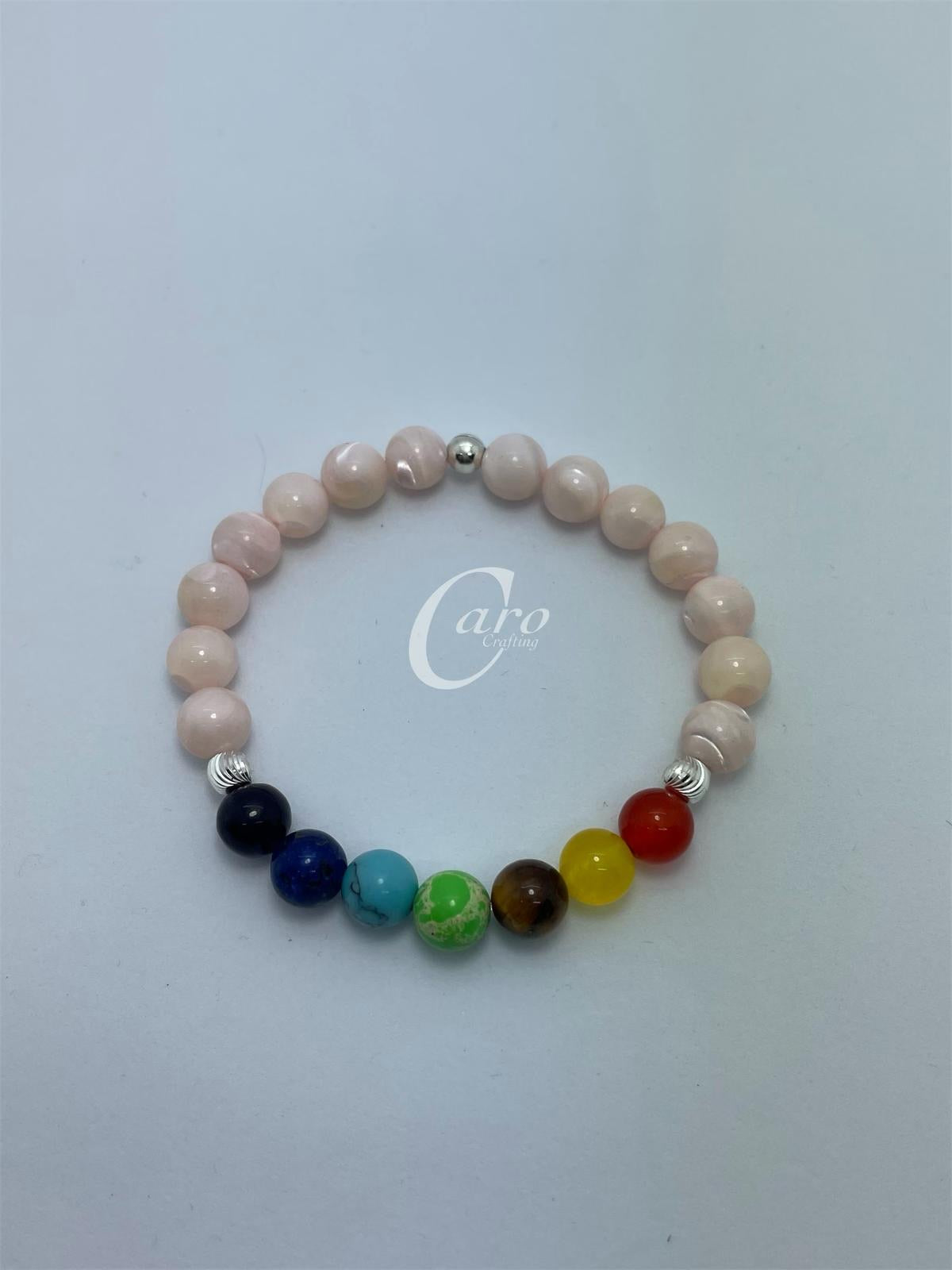 Crystal Bracelet 7 Chakra Quartz
