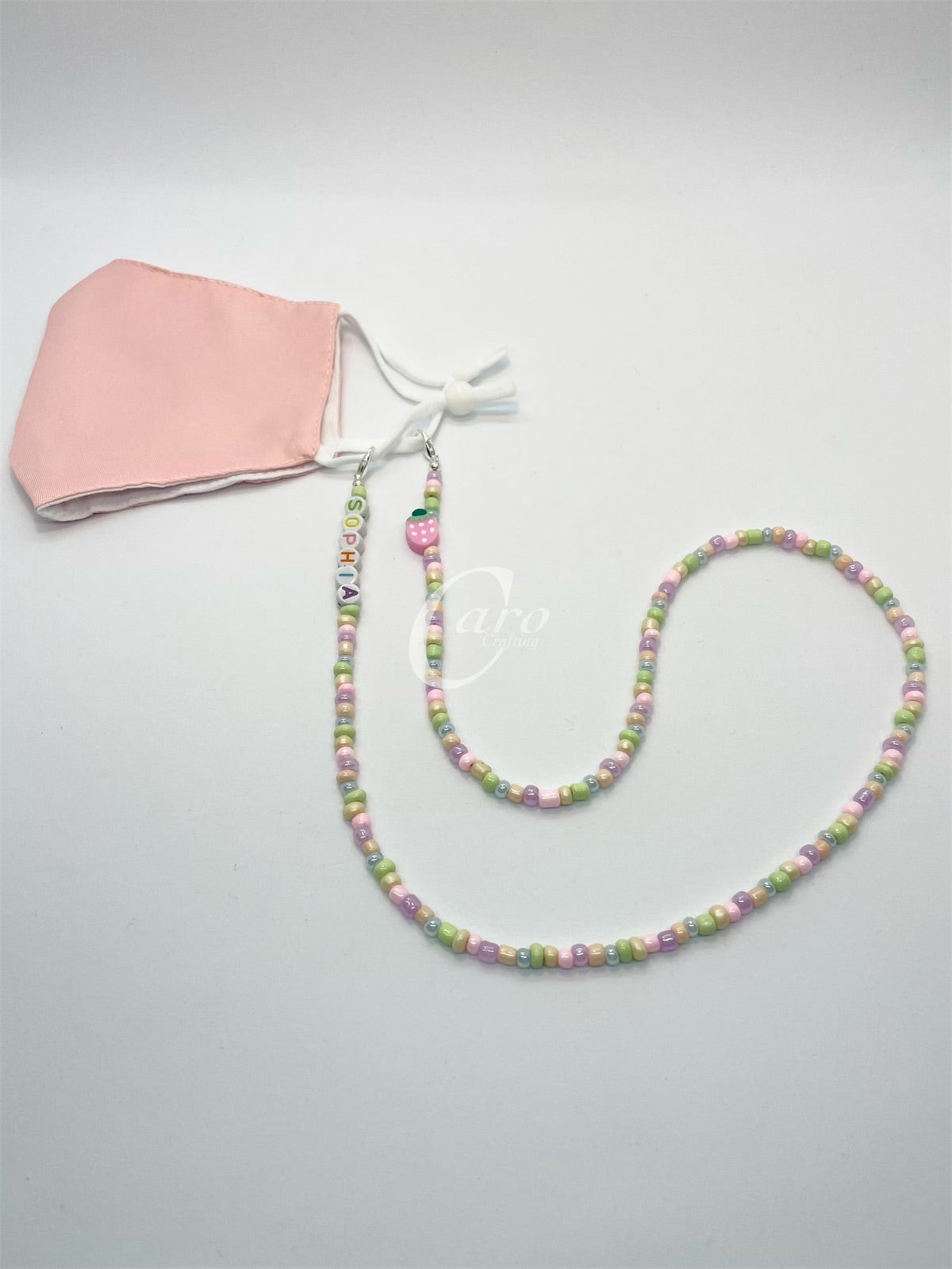 Strawberry Face Mask Chain