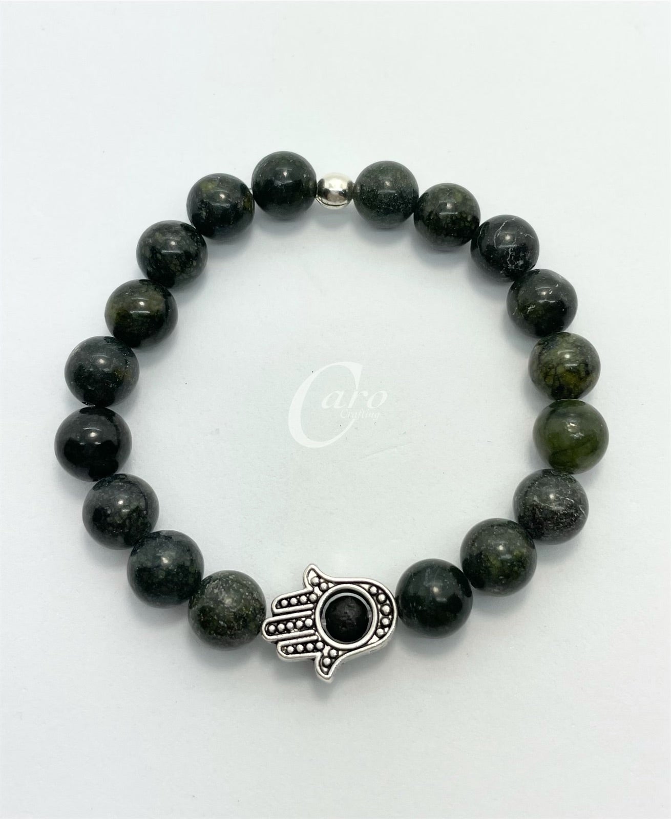Crystal Bracelet & Hamsa Hand