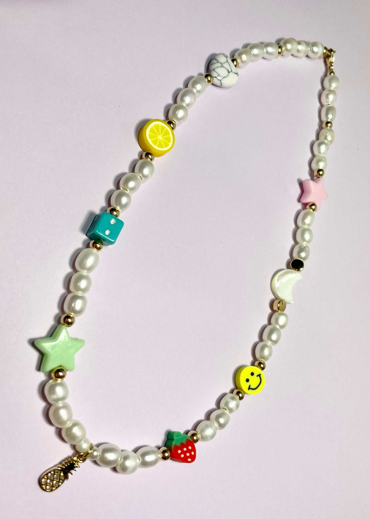 Funky Pearl Choker Necklace
