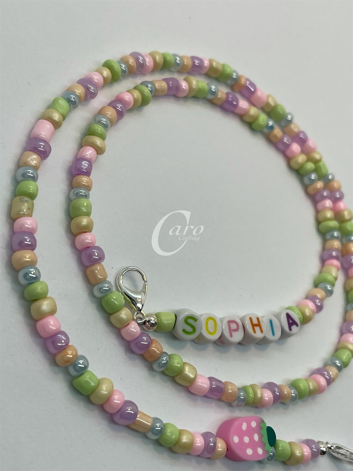 Strawberry Face Mask Chain