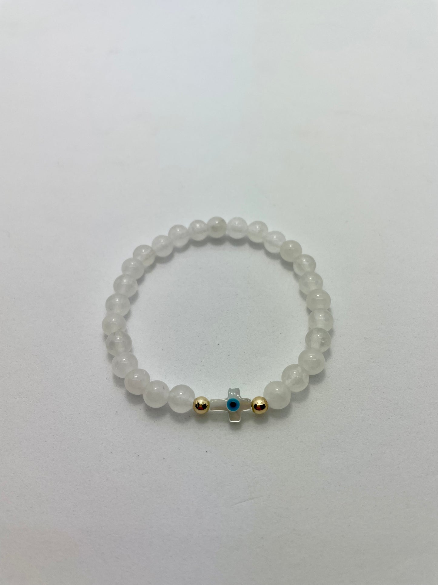 Crystal Bracelet & Cross