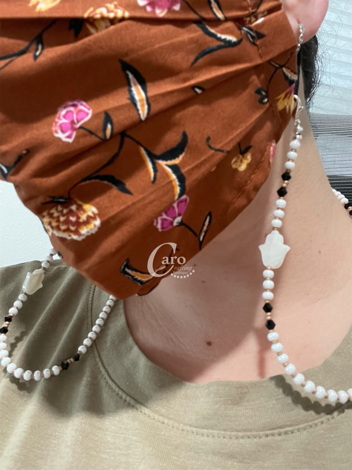 Hamsa Hand Mask/Eyeglasses Chain