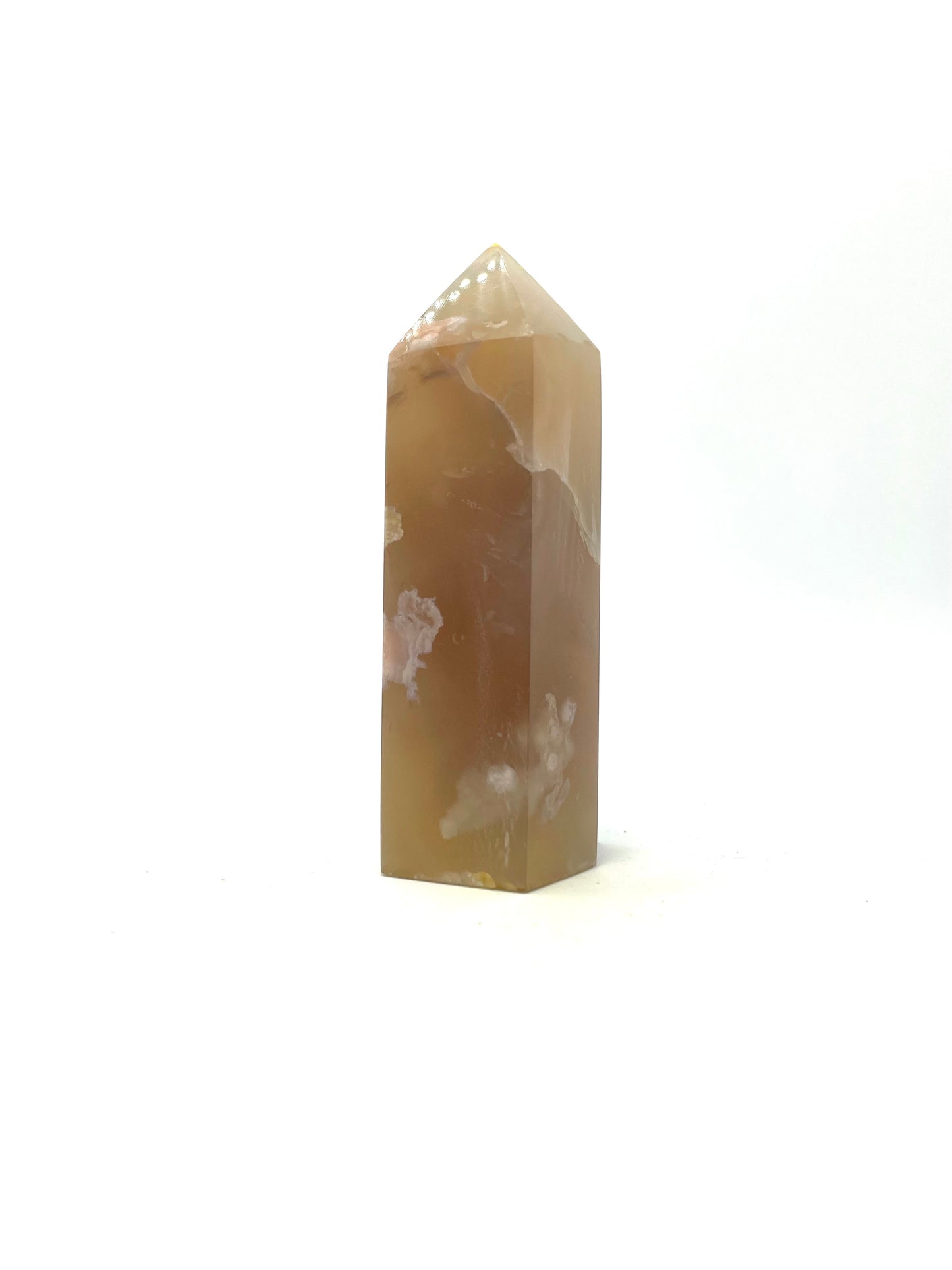 Point Crystal Sakura Agate