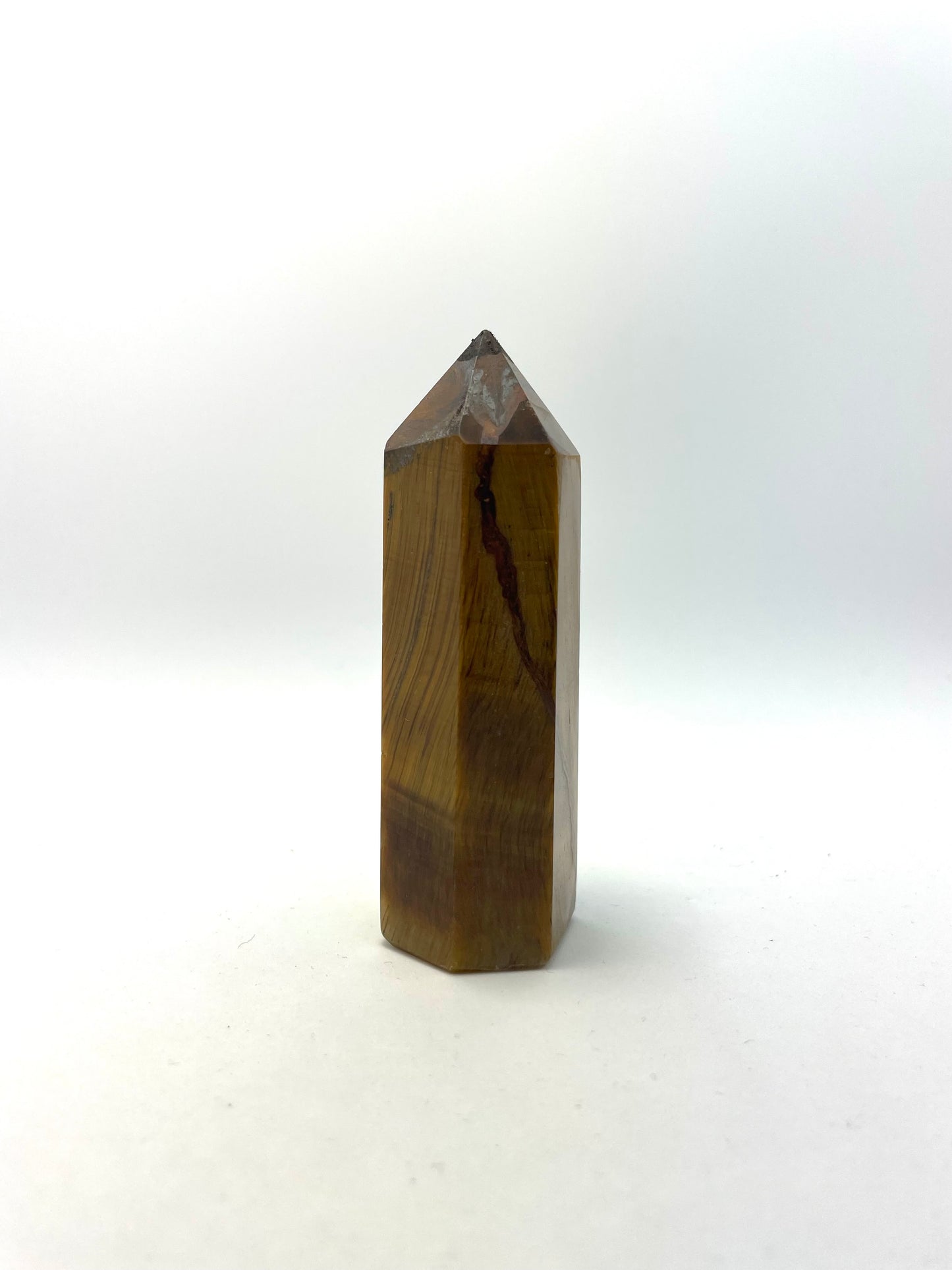 Point Crystal Tiger Eye