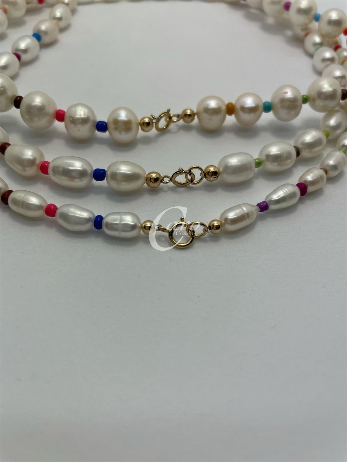 Colorful Fresh water pearl choker necklace